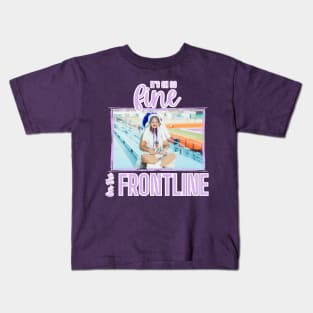 frontline mom Kids T-Shirt